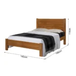 Cama Casal Madeira Vintage Lara