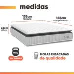 cama box baúx casal com colchão | Terceiro | Casa Sem Perrengue