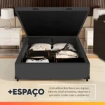 cama box baúx casal com colchão | Oitavo | Casa Sem Perrengue
